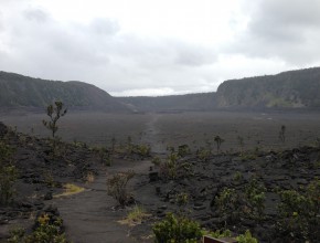Crater hike through Volcanoes National Park