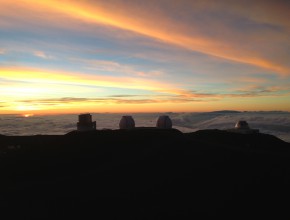 Sunset from Mauna Kea summit